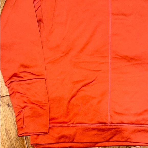 Grundens Women’s Hoodie in Vibrant Orange - Picture 8 of 9